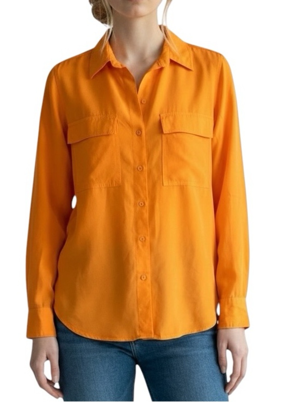 Babaton Utility button down long sleeve top in tencel size S excellent condition